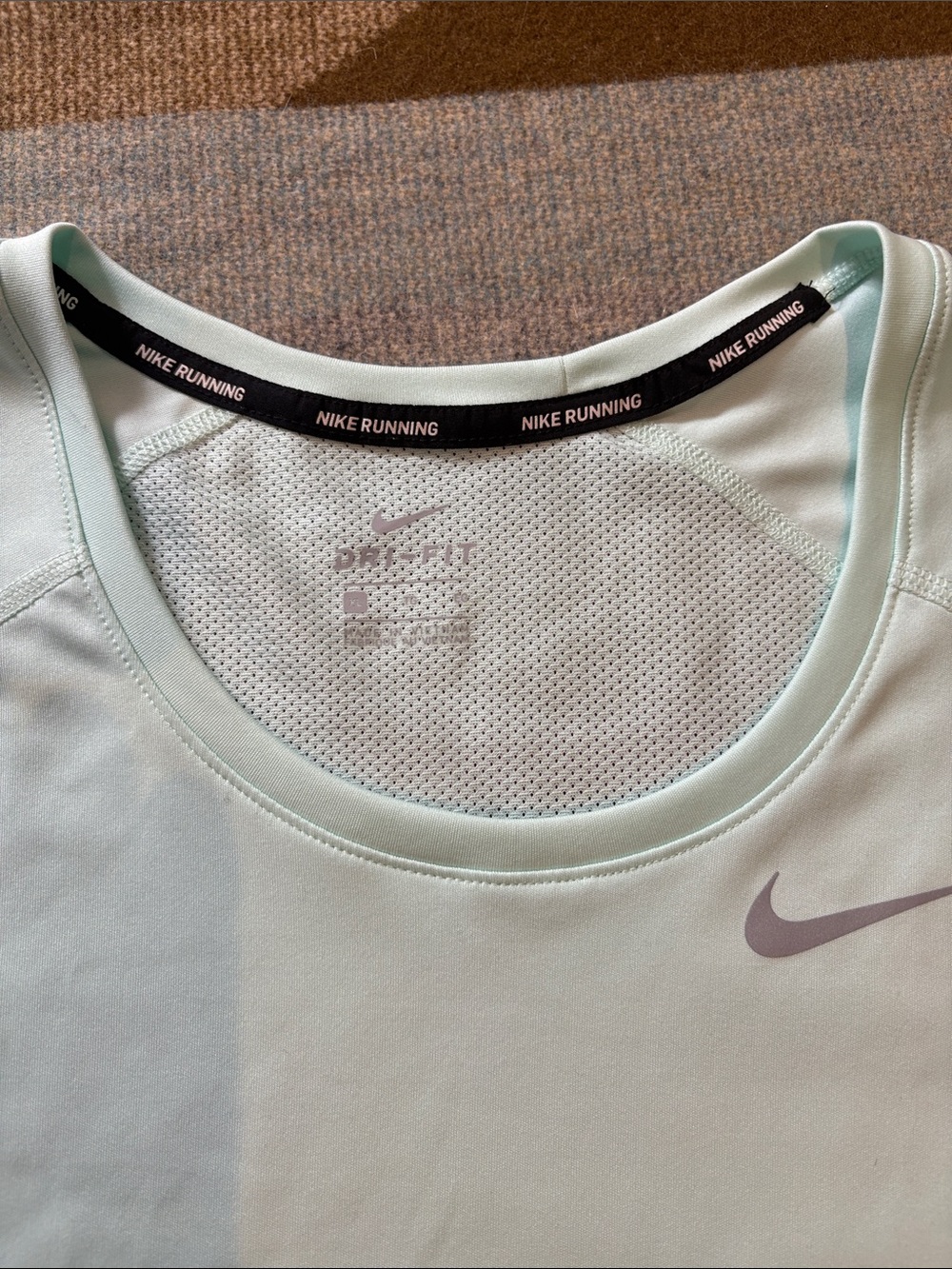 Nike Women’s Light Mint Short Sleeve Running Tee